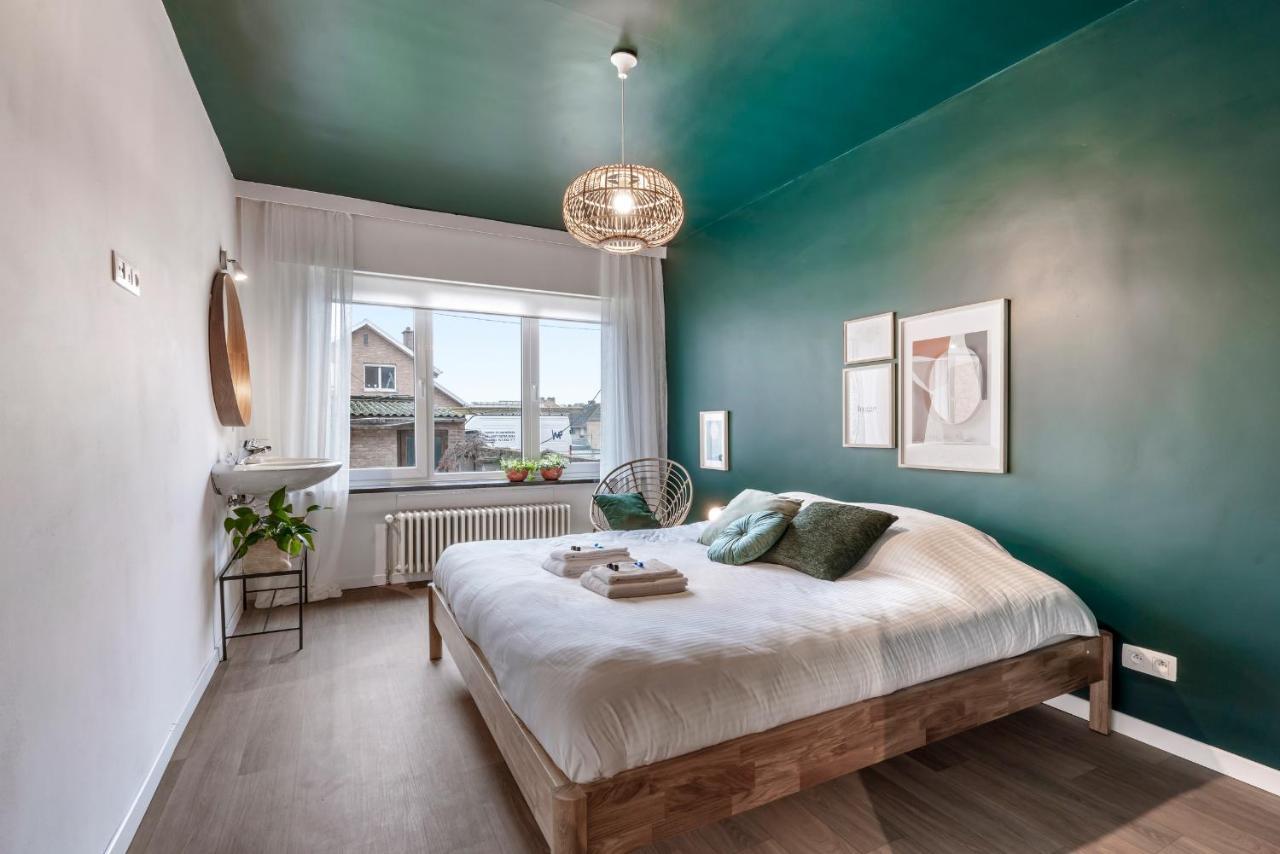 Ruim, rustgevend glv app met warme kleuraccenten Middelkerke Buitenkant foto
